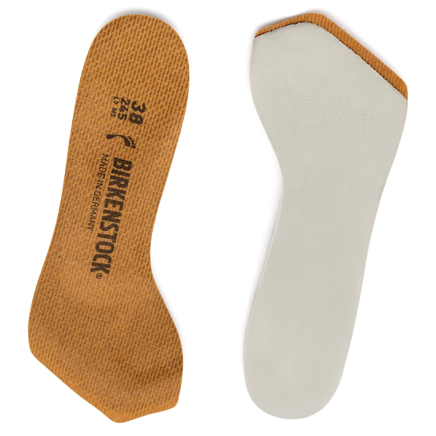 Birkenstock 3/4 Length Insole Birko-Tex Textile Brown 8 Birkenstock 3/4 Length Insole Birko-Tex Textile Brown - Image 8