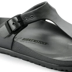 Birkenstock Gizeh Essentials EVA Metallic Anthracite -Birkenstock Shop 1001505 detail 1