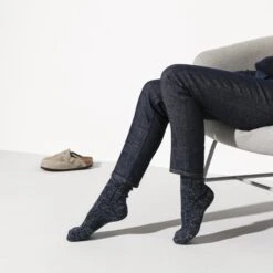 Birkenstock Cotton Twist Women Cotton-Polyamide-Elastane Blue -Birkenstock Shop 1002445 f look f