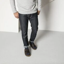 Birkenstock Cotton Twist Men Cotton-Polyamide-Elastane Blue -Birkenstock Shop 1002547 f look m