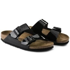 Birkenstock Arizona Birko-Flor Patent Black Patent 14 Birkenstock Arizona Birko-Flor Patent Black Patent -Birkenstock Shop 1005292 pair