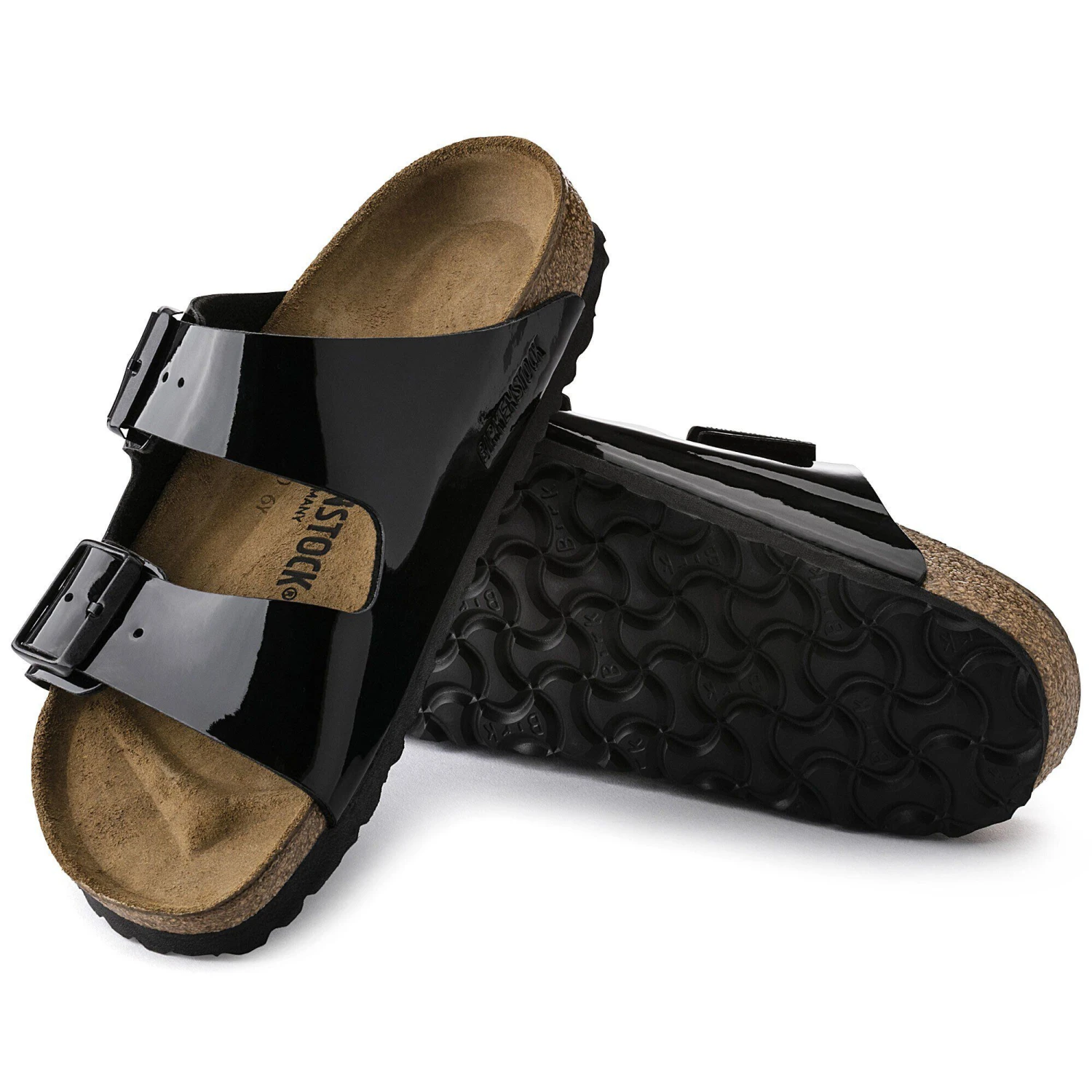 Birkenstock Arizona Birko-Flor Patent Black Patent 7 Birkenstock Arizona Birko-Flor Patent Black Patent - Image 7