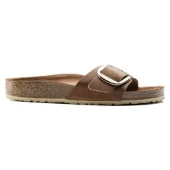 Birkenstock Madrid Big Buckle Oiled Leather Cognac -Birkenstock Shop 1006525 side