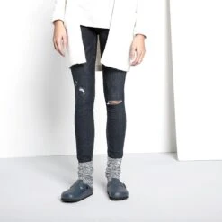 Birkenstock Cotton Slub Women Cotton-Polyamide-Elastane Blue/White 11 Birkenstock Cotton Slub Women Cotton-Polyamide-Elastane Blue/White -Birkenstock Shop 1008034 f look f