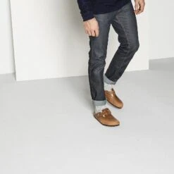 Birkenstock Cotton Slub Men Cotton-Polyamide-Elastane Gray/White -Birkenstock Shop 1008060 f look m