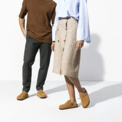 Birkenstock Boston Soft Footbed Suede Leather Mink 18 Birkenstock Boston Soft Footbed Suede Leather Mink -Birkenstock Shop 1009543 detail 6