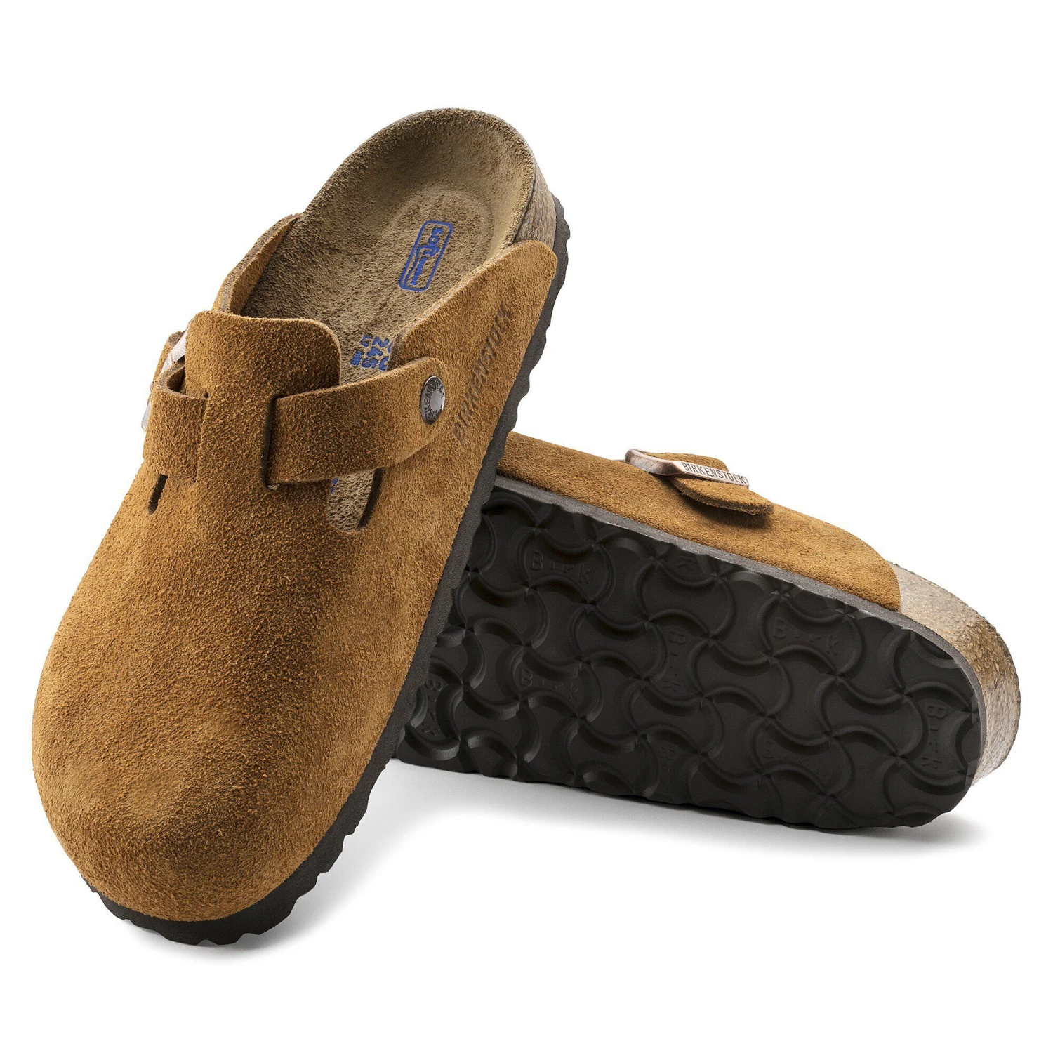 Birkenstock Boston Soft Footbed Suede Leather Mink 7 Birkenstock Boston Soft Footbed Suede Leather Mink - Image 7