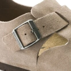 Birkenstock London Suede Leather Taupe -Birkenstock Shop 1010504 detail 1