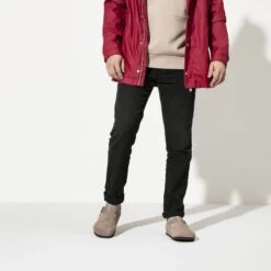 Birkenstock London Suede Leather Taupe -Birkenstock Shop 1010504 f closeup m