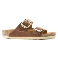 Birkenstock Arizona Big Buckle Oiled Leather Cognac -Birkenstock Shop 1011072 side
