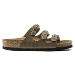 Birkenstock Florida Soft Footbed Oiled Leather Tobacco Brown -Birkenstock Shop 1011432 side