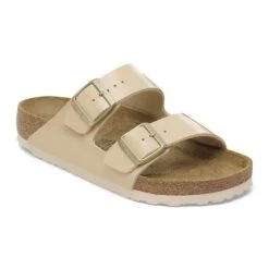 Birkenstock Arizona Birko-Flor Patent Sand