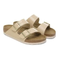 Birkenstock Arizona Birko-Flor Patent Sand -Birkenstock Shop 1013069 pair