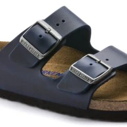 Birkenstock Arizona Soft Footbed Oiled Leather Blue -Birkenstock Shop 1013644 detail 1
