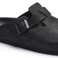 Birkenstock Boston Leather Black -Birkenstock Shop 1014421 detail 1