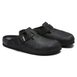 Birkenstock Boston Leather Black -Birkenstock Shop 1014421 pair