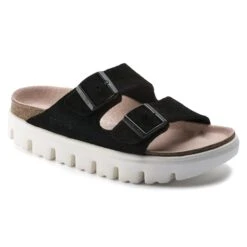 Arizona Chunky Suede Leather Chunky Suede Black