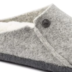 Birkenstock Zermatt Shearling Wool Felt Light Gray -Birkenstock Shop 1015086 detail 1
