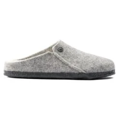 Birkenstock Zermatt Shearling Wool Felt Light Gray -Birkenstock Shop 1015086 side