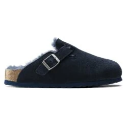 Birkenstock Boston Shearling Suede Leather Night -Birkenstock Shop 1015128 side