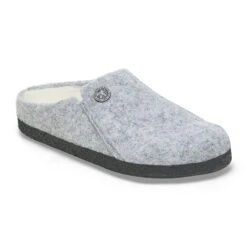 Birkenstock Zermatt Kids Shearling Wool Felt Light Gray