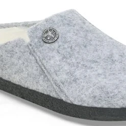 Birkenstock Zermatt Kids Shearling Wool Felt Light Gray -Birkenstock Shop 1015182 detail 1