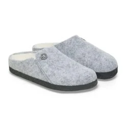 Birkenstock Zermatt Kids Shearling Wool Felt Light Gray -Birkenstock Shop 1015182 pair