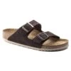 Birkenstock Arizona Nubuck Leather Steer Soft Brown -Birkenstock Shop 1015396