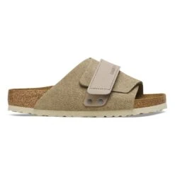 Birkenstock Kyoto Nubuck-Suede Leather Taupe -Birkenstock Shop 1015572 side