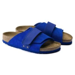 Birkenstock Kyoto Nubuck-Suede Leather Ultra Blue -Birkenstock Shop 1015575 pair