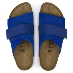 Birkenstock Kyoto Nubuck-Suede Leather Ultra Blue -Birkenstock Shop 1015575 top
