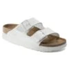 Arizona Platform Vegan Birko-Flor White -Birkenstock Shop 1015806