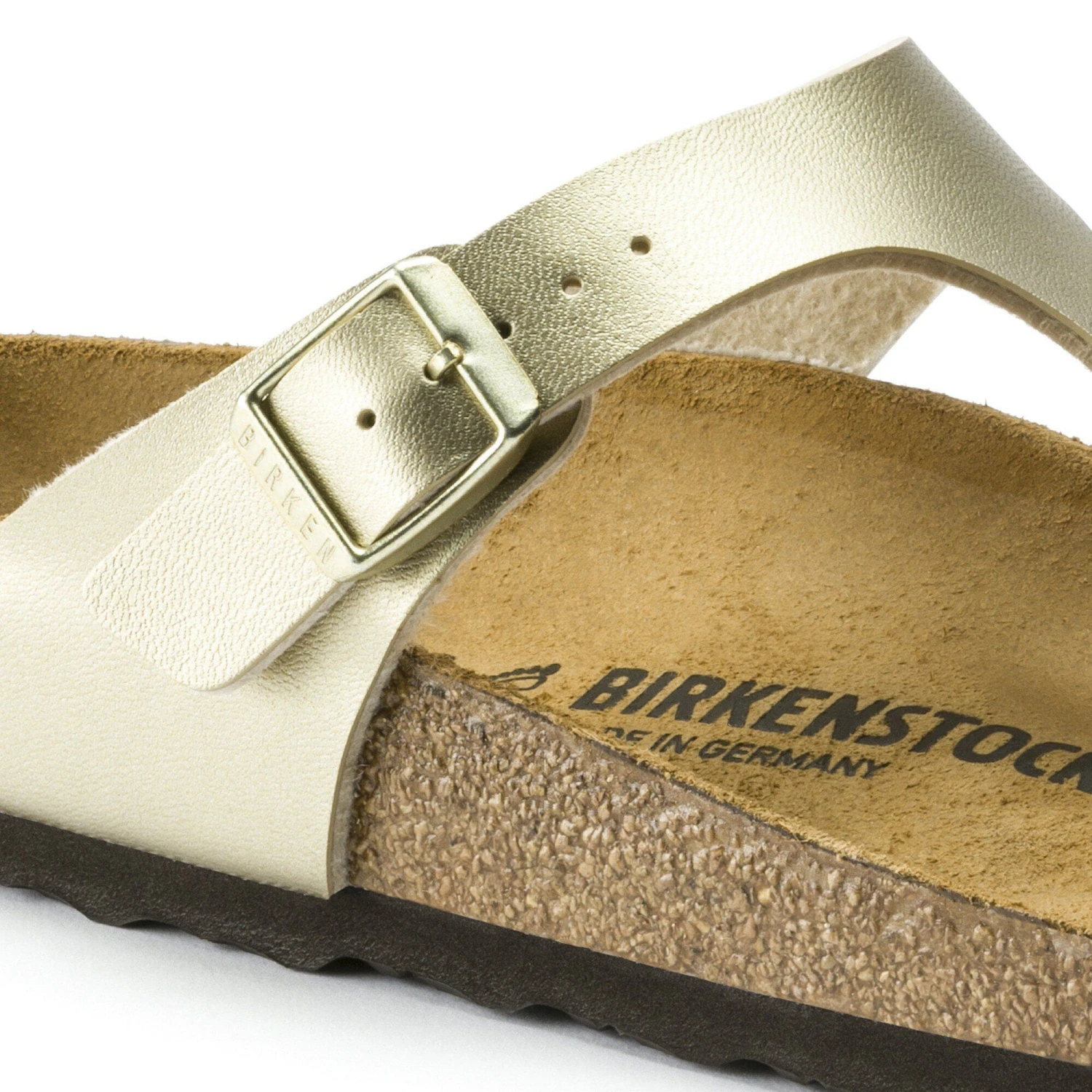 Birkenstock Gizeh Birko-Flor Gold 5 Birkenstock Gizeh Birko-Flor Gold - Image 5