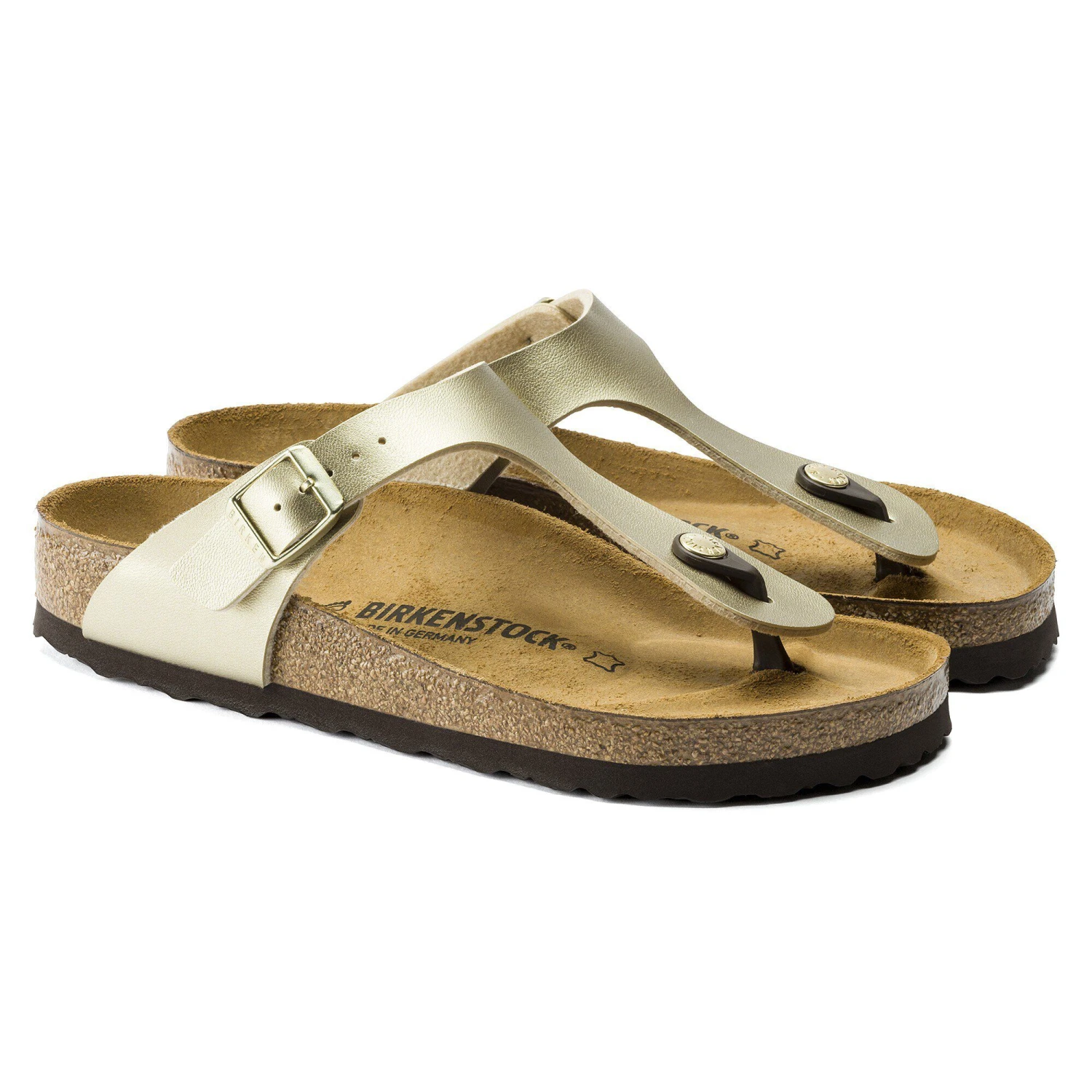 Birkenstock Gizeh Birko-Flor Gold 7 Birkenstock Gizeh Birko-Flor Gold - Image 7