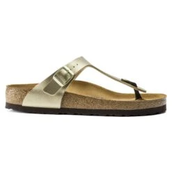 Birkenstock Gizeh Birko-Flor Gold 10 Birkenstock Gizeh Birko-Flor Gold -Birkenstock Shop 1016108 side