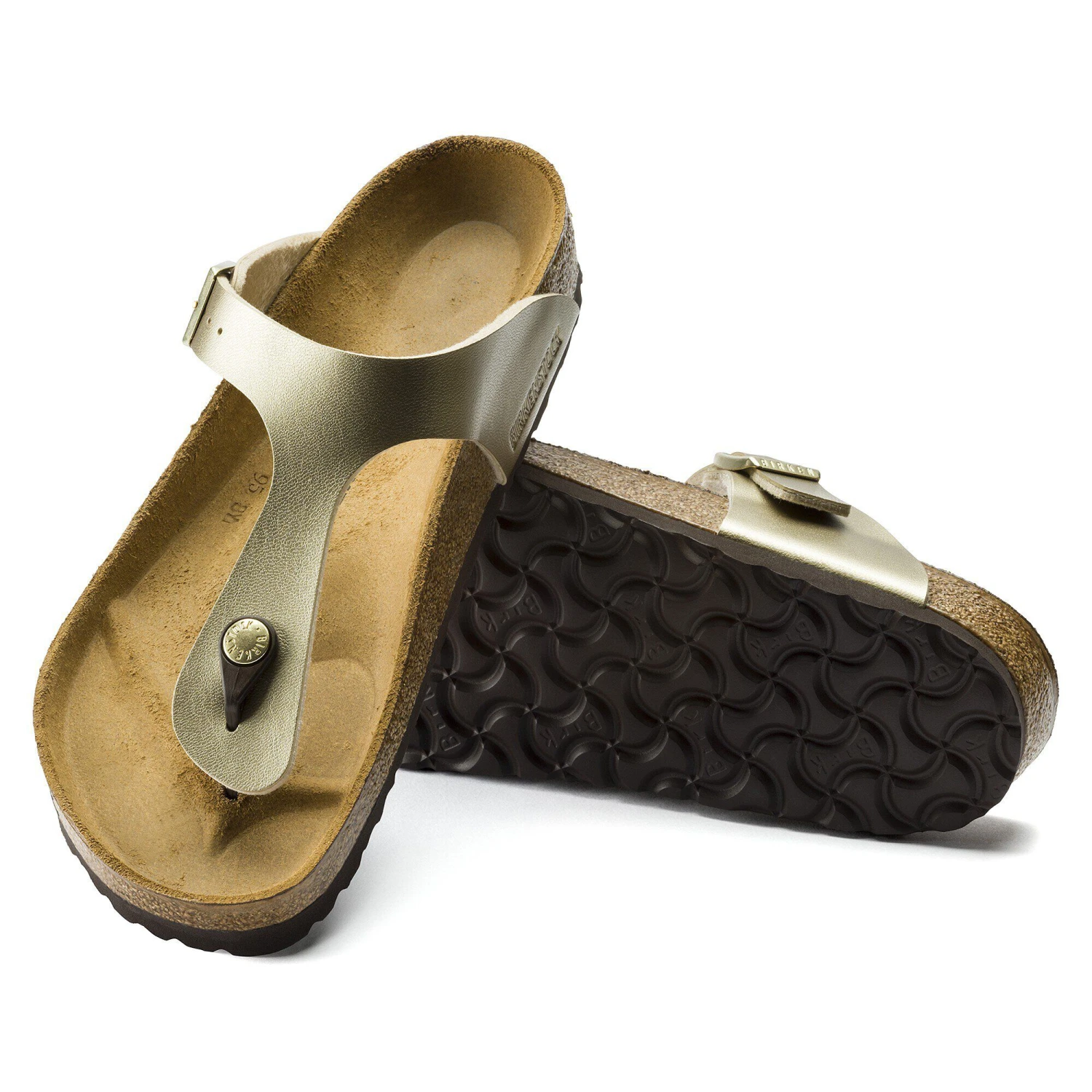 Birkenstock Gizeh Birko-Flor Gold 4 Birkenstock Gizeh Birko-Flor Gold - Image 4
