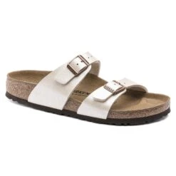 Birkenstock Sydney Birko-Flor Graceful Pearl White