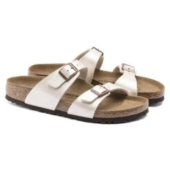 Birkenstock Sydney Birko-Flor Graceful Pearl White -Birkenstock Shop 1016171 pair