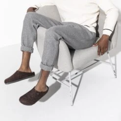 Birkenstock Zermatt Shearling Wool Felt Mocha -Birkenstock Shop 1016570 f look m