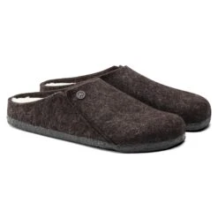 Birkenstock Zermatt Shearling Wool Felt Mocha -Birkenstock Shop 1016570 pair