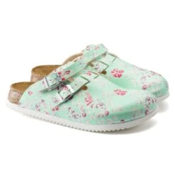 Birkenstock Kay SL Birko-Flor Flower Field Mint 10 Birkenstock Kay SL Birko-Flor Flower Field Mint -Birkenstock Shop 1016660 pair