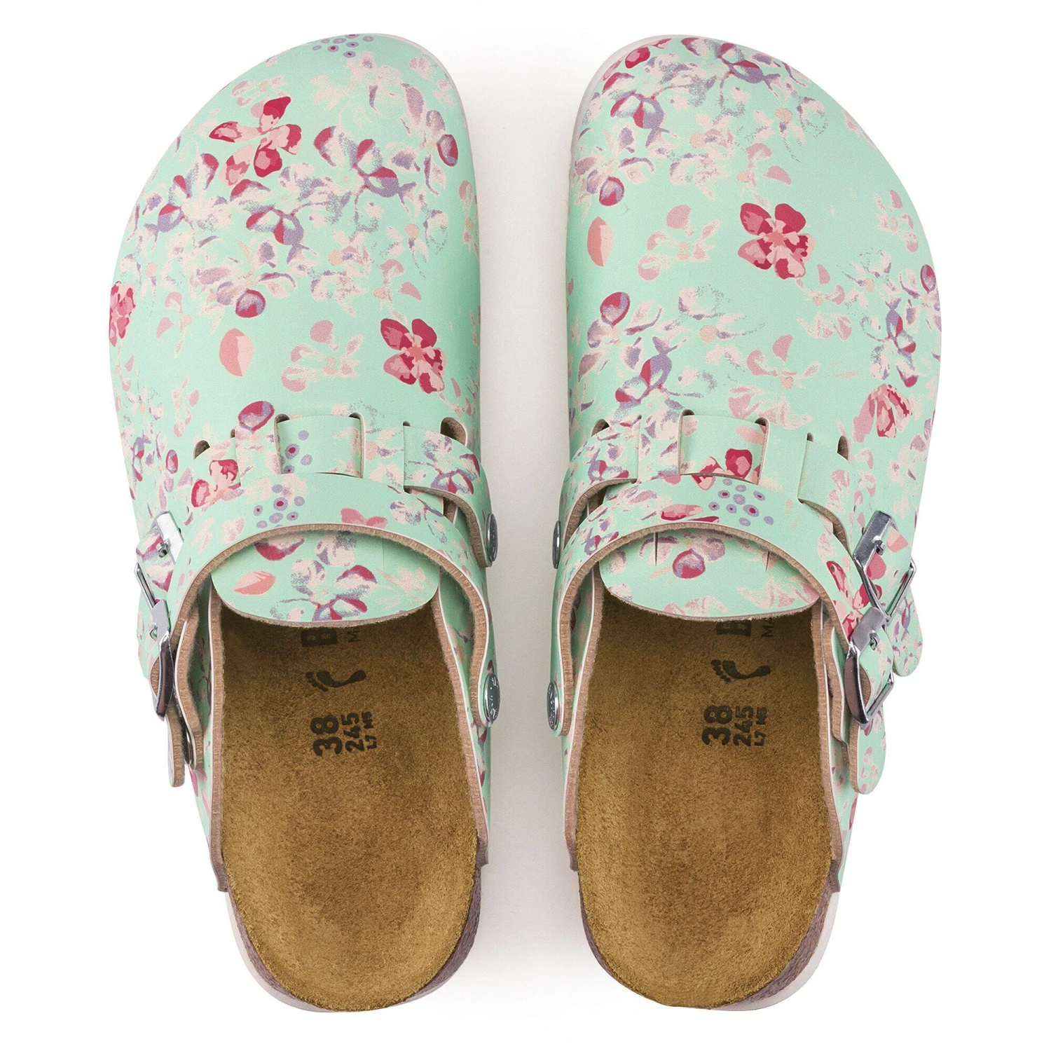 Birkenstock Kay SL Birko-Flor Flower Field Mint 2 Birkenstock Kay SL Birko-Flor Flower Field Mint - Image 2