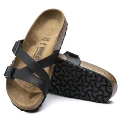 Birkenstock Yao Birko-Flor Black -Birkenstock Shop 1016687 sole