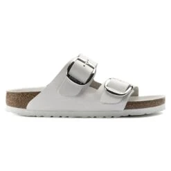 Birkenstock Arizona Big Buckle Leather White -Birkenstock Shop 1016826 side