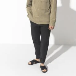 Birkenstock Lugano Oiled Leather Camberra Old Black -Birkenstock Shop 1017465 f look m