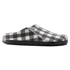 Birkenstock Zermatt Shearling Wool Felt Plaid White -Birkenstock Shop 1017543 side