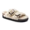 Arizona Big Buckle Shearling Shearling Teddy Eggshell -Birkenstock Shop 1017642