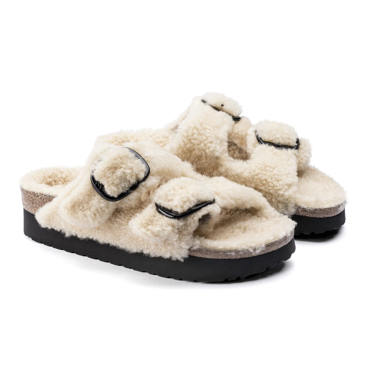 Arizona Big Buckle Shearling Shearling Teddy Eggshell 4 Arizona Big Buckle Shearling Shearling Teddy Eggshell - Image 4