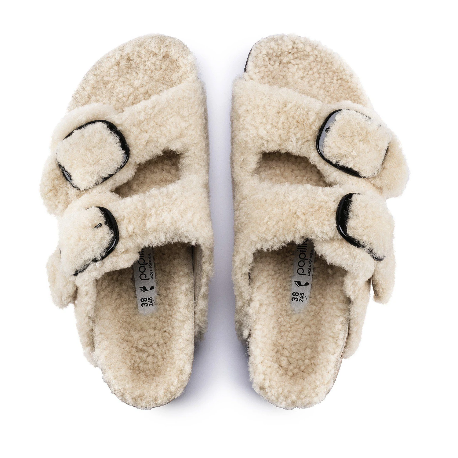 Arizona Big Buckle Shearling Shearling Teddy Eggshell 2 Arizona Big Buckle Shearling Shearling Teddy Eggshell - Image 2