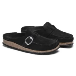 Birkenstock Buckley Suede Leather Black -Birkenstock Shop 1017826 pair